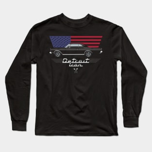 Multi-Color Body Option Apparel Detroit Iron Long Sleeve T-Shirt